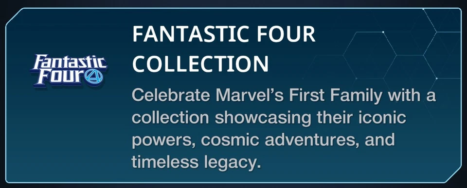 JUEGO DE 74 CARTAS TOPPS MARVEL COLLECT FANTASTY FOUR COLLECTION SR/R/UC Foto 1 de 1
