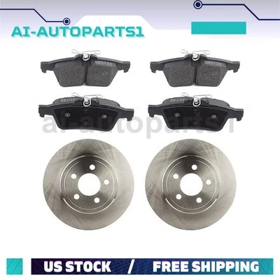 Kit de rotores de freno traseros + pastillas de freno para Chevrolet Vectra 2003 2004 2005 Foto 1 de 4