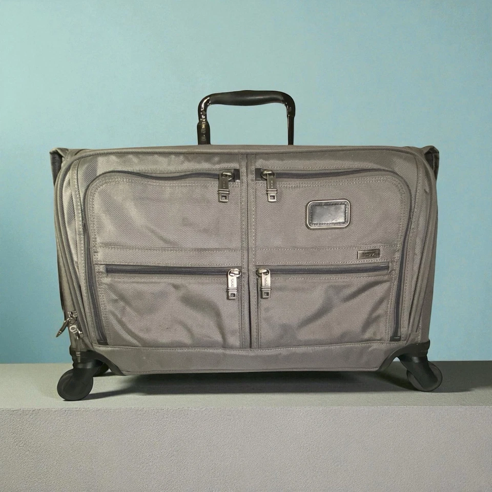 TUMI Alpha 2 2203BCG2E Grey Carry-On 4-Wheel - Preowned w/ Interior Tears & Wear - Image 1 of 4
