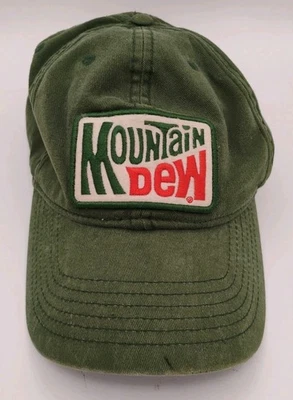 Зеленая регулируемая бейсбольная кепка с логотипом Mountain Dew, шляпа - Изображение 1 из 4