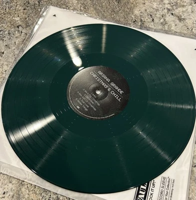 Ariana Grande ‎Christmas And Chill Green Etched Vinyl - Image 1 of 3