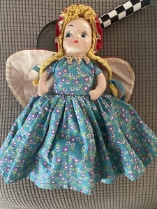 Vintage Little Red Riding Hood Reversible Bad Wolf Grandma Doll Celluloid head - Picture 1 of 4