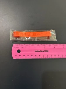 Nike Bleed Orange Swoosh Band Silikon Kautschuk Armband Orange Neu - Bild 1 von 4