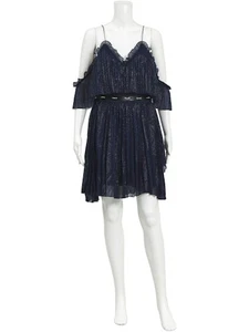 TALULAH Pleated Wonder Mini Dress AU 8 - Brand New Fashion Piece - Picture 1 of 1