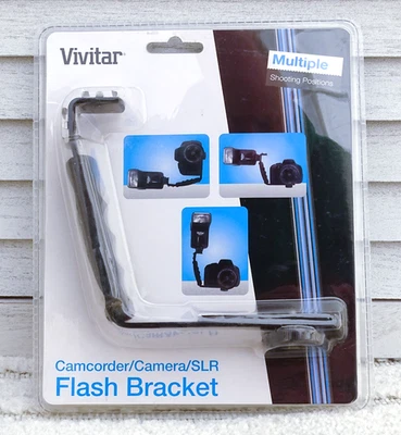 Кронштейн вспышки Vivitar для цифрового однообъективного зеркального фотоаппарата Canon Nikon Sony Olympus и видео новый в упаковке - Изображение 1 из 4