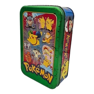 Pokemon Topps TV Animation Edition Tin Vintage 1999 2000 Empty Collectors Card - Picture 1 of 8