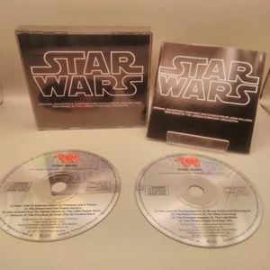 Star Wars New Hope 1977 John Williams Official Soundtrack Double 2 Disc Set. - Picture 1 of 9