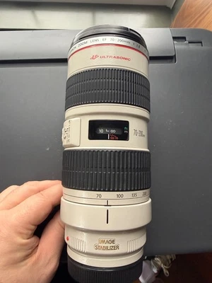Lente Canon EF 70-200mm f/2.8 USM - Imagem 1 de 4