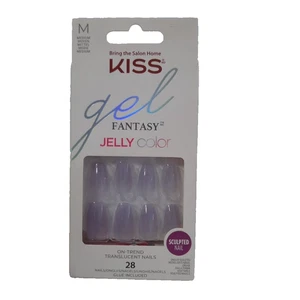KISS GEL FANTASY JELLY COLOR Gel Nägel 28 x Kunstnägel & Kleber 88741  NEU - Bild 1 von 2