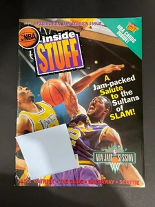 1992-93 NBA Inside Stuff Magazine Jam Session Karl Malone w/ Fleer Ultra Cards - Picture 1 of 4