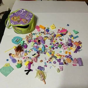 Polly Pocket Konvolut, Puppen, Kleidung, Schuhe, Verschiedenes und Koffer - Bild 1 von 5