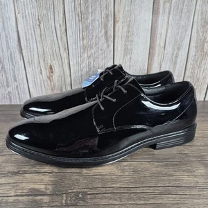 Nunn Bush Centro Flex Plain Toe Formal Oxford Dress Shoe Men's Sz 14 M Black NWT - Picture 1 of 9