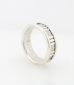 Tiffany & Co - Atlas Ring 1995 - Sterling Silver - Size 6.5 ~#6721 - Picture 1 of 9