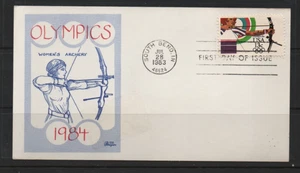 U.S.  1983 Olympics Archery First Day cover FDC Scott# 2050 - Picture 1 of 1