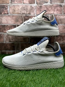 Adidas x Pharrell Williams Tennis HU BD7521 Sneaker Herren UK 11 Weiß Flieder Schuhe - Bild 1 von 11