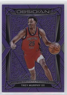 2023-24 Panini Obsidian Electric Etch Purple Flood /49 Trey Murphy III #189 - Image 1 of 2