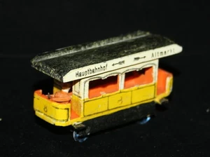 Antike Strassenbahn Erzgebirge Seiffen restaurierungs Objekt c. 7,5 cm - Bild 1 von 4