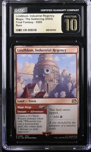 Lindblum, Industrial Regency Final Fantasy-0285 RARE CGC Pristine 10 POP 1 - Picture 1 of 3