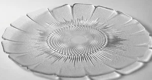 Ramo Floral 10" Platos de Cena Transparentes por Cristal D'Arques-Durande - Juego de 6 - Imagen 1 de 6