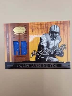 Camiseta deportiva Barry Sanders Detroit Lions 2004 certificada habilidades - usada en juegos 75/75 Foto 1 de 2