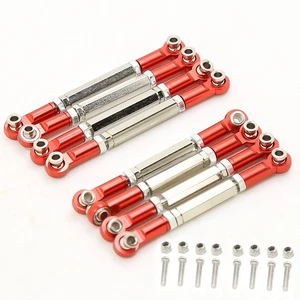 Kit de actualización de eslabones de dirección metálicos sobre orugas WPL / MN / FY RC - barras de amarre de aluminio - Imagen 1 de 15
