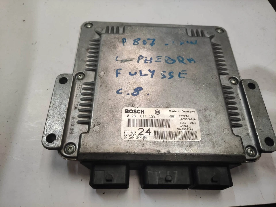 CENTRALINA BOSCH 0281011522 PEUGEOT 807 2.0 80KW 9650932080 DIESEL 2002 PEUGEOT  - Immagine 1 di 1