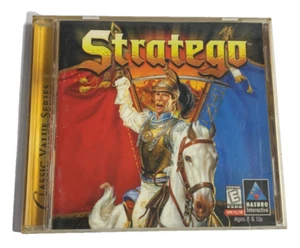 Juego de computadora Stratego 1998 vintage CD-ROM estrategia de Hasbro Interactive - Imagen 1 de 3