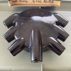 NOS Ford Flathead 6 Cyl. 1941 to 1944 Distributor Cap # IGA-12106 (BLACK) - Picture 1 of 5