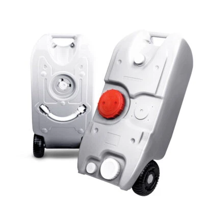 Weisshorn 40L Portable Wheel Water Tanks Tank Camping Caravan Storage Grey - image 1 of 4