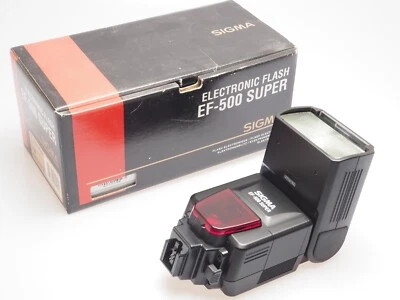 Sigma EF-500 Super MA. Electronic Flash For Minolta AF D Cameras. - Image 1 of 4
