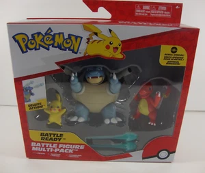 PACK MÚLTIPLE FIGURAS POKEMON LISTAS PARA LA BATALLA PIKACHU BLASTOISE CHARMELEON - Imagen 1 de 4