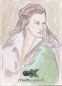 2022 Cryptozoic CZX Middle Earth Sketch Card Celix Arwen - Picture 1 of 1