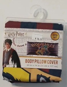Harry Potter - Hogwarts Body Pillow Case Super Soft - 20in x 54in - New - Picture 1 of 1