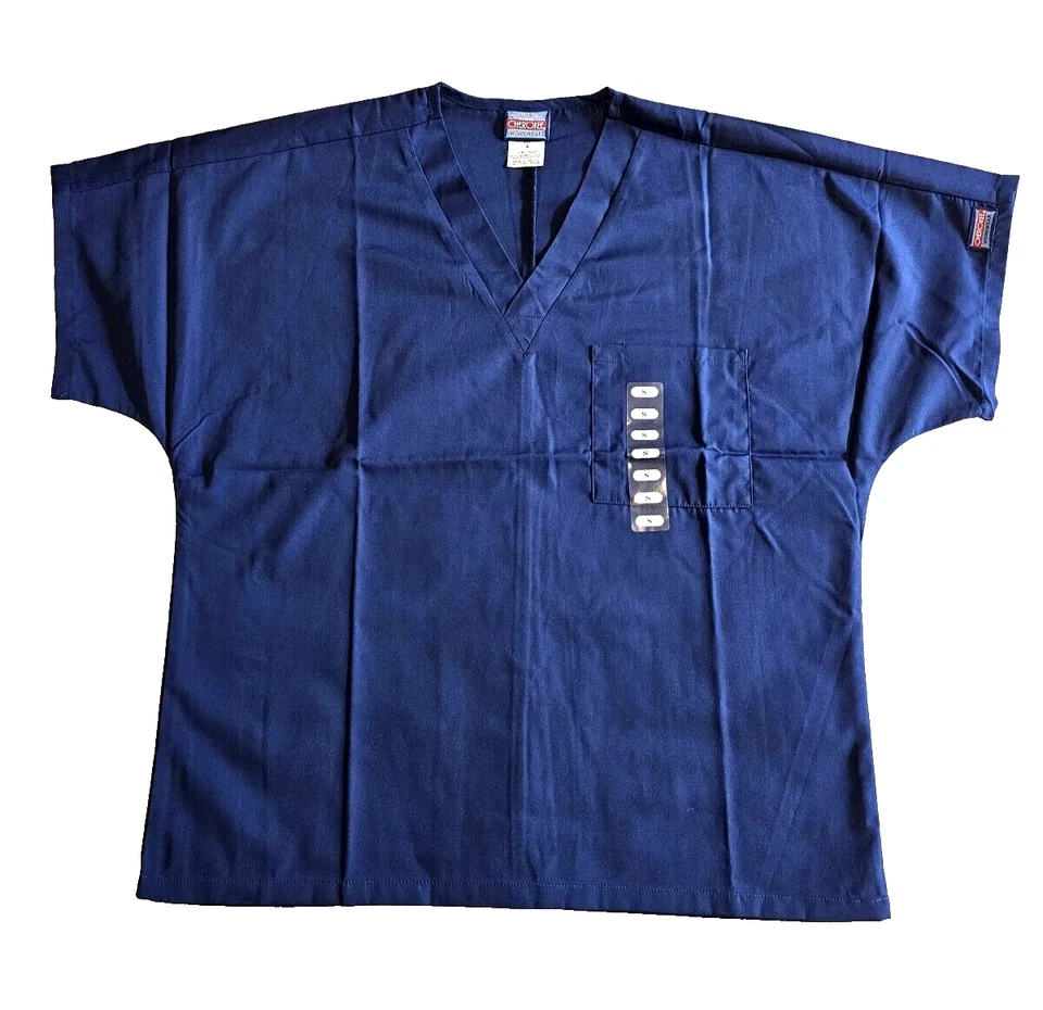 Cherokee Workwear Revolution Unisex V-Neck Scrub Top Nurse Doctor Hospital Small - Image 1 of 4