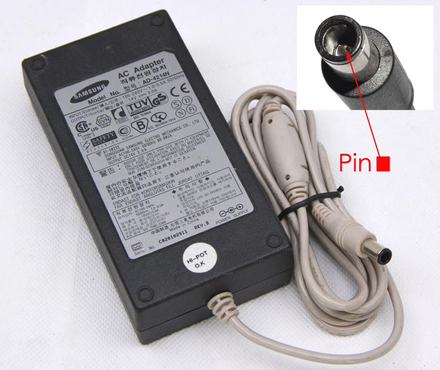 SAMSUNG AD-4214N ADAPTER NETZTEIL SYNCMASTER 192T 570STFT 760VTFT LTN1565 N72 - Bild 1 von 1