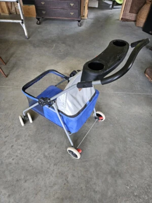 BESTPET Waterproof Portable Travel Cat Dog Stroller w/ Cup Holder - Image 1 of 4