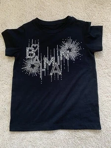 Balmain Paris Embelished Logo Print t Shirt Black Size 4a YOUTH - Picture 1 of 5