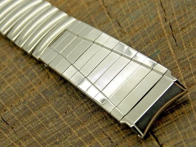 Watch Band Vintage Expansion Stainless 16mm 5/8" Mira-Flex NOS Unused Bracelet - Image 1 of 4