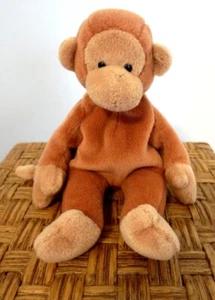 Ty Nana / Bongo Tan Tail w/ Absolutely Mint Fabric & Rare KOREA 1st Gen Tush Tag - Picture 1 of 6