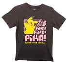 Pokemon Pikachu T-Shirt Damen extra groß hellbraun Gotta Catch Em All Top