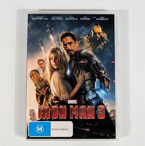 Iron Man 3 DVD 2013 Movie Region 4 - Picture 1 of 5