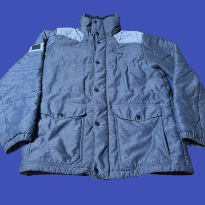 Oakley Jacket Mens Small Full Zip Button Up Ski Snowboard Pockets Gray Black - Image 1 of 4