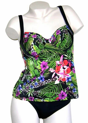 Class International  Tankini  Badeanzug   Gr 36 S  Cup B - C  Blumen floral  Neu - Bild 1 von 3