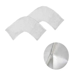 Pack of 2 Stain Resistant Pillow Protectors V Boomerang U Shape - Picture 1 of 2