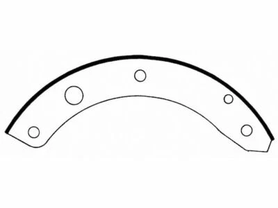 Para 1951 GMC P253 conjunto de sapata de freio dianteiro Wagner 42472FB kit de sapata de freio a tambor Wagner - Imagem 1 de 2