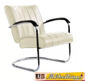 LC-02 Apagado / Blanco Bel Air Mueble Swingstuhl Diner Salón Sillón de Relax USA - Imagen 1 de 6