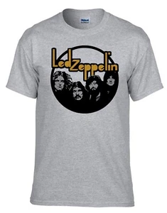 Led Zeppelin Rockband Rock Musik Grau Kinder T-Shirt -534_GR-Kids - Bild 1 von 2
