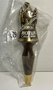 Michelob Beer Tap Handle Golden Eagle Wood Classic Dark Vintage New - Picture 1 of 24