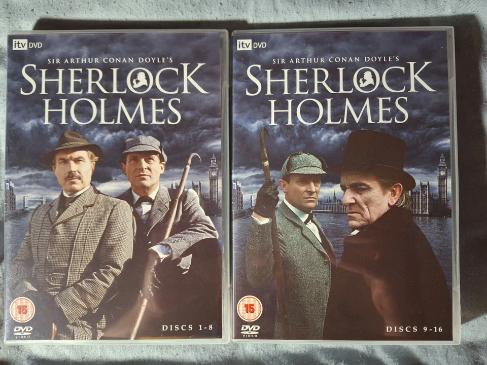 Sir Arthur Conan Doyle's Sherlock Holmes Discs 1 - 16 DVD , region 2 pal. (1994) - Image 1 of 1