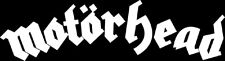 Aufkleber Motörhead Logo weiß Sticker Rock 'n'' Röll Lemmy XL ca. 50x12 cm